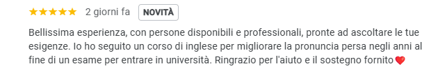 Recensioni inlingua Padova Treviso